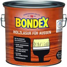 Malerfarbe Bondex holzlasur nussbaum holzschutz schutzlasur Lasurfarbe Braun 2.5L