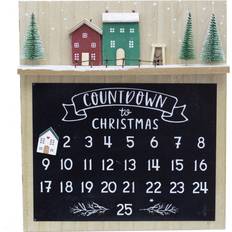 Advent Calendars Carousel Home Wooden Christmas Advent Calendar Plaque Magnetic House Calendar 25 Day Countdown To Christmas Calendar Sign Reusable Xmas Advent Calendars
