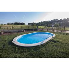 Gre Poolpaket Nedgrävd Inground Oval 700 x 320 120 cm