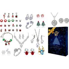 Advent Calendars J&Y 24-Day Christmas Jewellery Advent Calendar