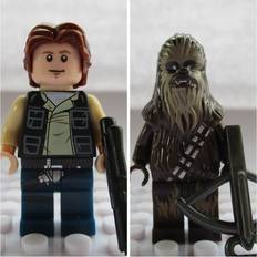 Star Wars Toys Mini Action Figures Fit Lego Sets Han Solo Chewbacca