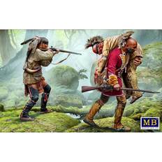 Scale Models & Model Kits Masterbox MAS35210 1:35 'Wounded Brother' Indian War Series