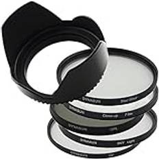 DynaSun C-PL CPL 58mm Polfilter UV Filter Skylight 58 mm Sternfilter Nahlinsen Gegenlichtblende