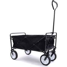 Heavy Duty Foldable Garden Trolley Cart Wagon Truck Wheelbarrow