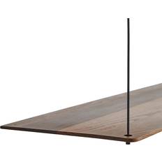 Woud Stedge Oak Smoked Wall Shelf 80cm