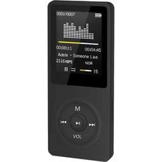 Black Media Players Slowmoose Black, 32GB 20 MP3 Music Players 201 Fashion Portable MP3 Player LCD Screen