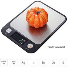 Kitchen Scales HKHBJS 10kgx1g Lcd Display Stainless Steel Kitchen Scale Accurate