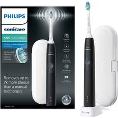 Philips Black/Gray Sonicare ProtectiveClean Model 4300 Electric Toothbrush