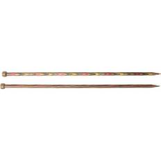Knitpro 30 cm x 3.75 mm Symfonie Single Pointed Needles, Multi-Color