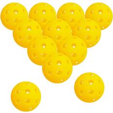 Pickleball Wejoy 12 Packs 40 Holes Outdoor Pickleball Balls for Outdoor Courts