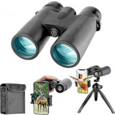 Binoculars & Telescopes HKHBJS 12x42 Hd Binoculars For Adults Lar View With Clear Low Vis Binoculars