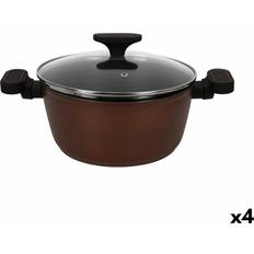 Brown Casseroles Quttin Sahara Toughened with lid