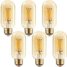 Bed Bath & Beyond T45 LED Edison Bulb Dimmable, T14 Vintage LED Filament Light Bulb, 2200K Candle 1900K 2200K