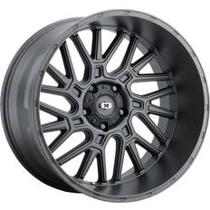 Car Rims Vision 404 Brawl 22x10 8x180-19mm Satin Black Wheel Rim 22" Inch