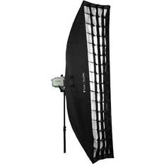 Lighting & Studio Equipment Fotodiox Pro 12x56" Strip Softbox PLUS Grid Eggcrate for Strobe/Flash with Soft Diffuser and Dedicated Speedring Insert, for Norman Series 900, LH2000, LH2400, IL2500 Illuminator Strobe Flash Light