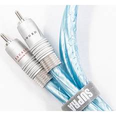 Supra Sword-ISL Rhodium RCA Ljudkabel 0.8 m