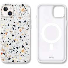 SONIX Case for iPhone 15 Plus/iPhone 14 Plus Compatible with MagSafe 10ft Drop Tested Marble Terrazzo Confetti