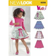 Girls’ Skirt Sewing Pattern 6258