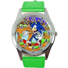 Taport Green Leather Band for Sonic The Hedgehog Fans