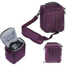 Camcorders Navitech Navitech purple camcorder camera bag for possrab 4k 56mp video camera camcorder Lila