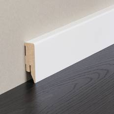 Sockelleisten & Fußleisten mdf ral 9016 cube weiße fußleiste laminat RAL 9016