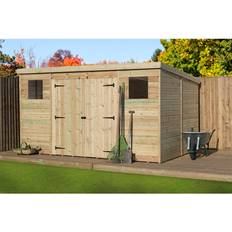 Empire 14 Ft. W D Shiplap Pent Shed (Building Area )
