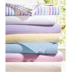 Damart Flannelette Flat Bed Sheet White