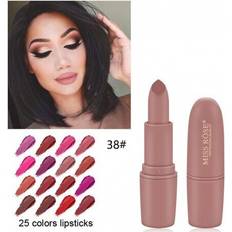 Cosmetics Blowuponline5 56 MISS ROSE Lipstick Matte Waterproof Nutritious 25 Colors Easy to Wear Lipstick Long Lasting Lips Makeup kyliejenner lipstick