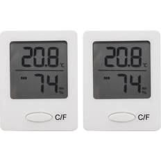 Tlily 2 Pieces of Mini LCD Thermometer Hygrometer