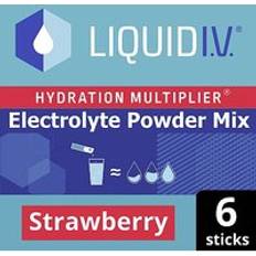 Electrolyte powder Liquid Iv Hydration Multiplier Electrolyte Powder Mix - Strawberry 6 pcs