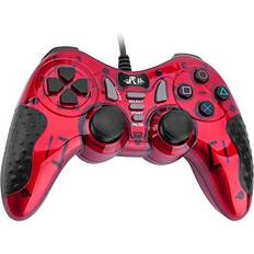 Game Controllers Rii Gaming Controller for PC,PC Controllers wired Gamepad Compatible with PS3,Switch,Windows 10/8/7, PC, Laptop,TV Box, AndroidRed