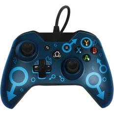 Vinsh Wired Controller, USB Game Controller for PC Gamepad Joystick with Xbox One/One S/One X/One Elite/PC/Windows 7/8/10 Blue