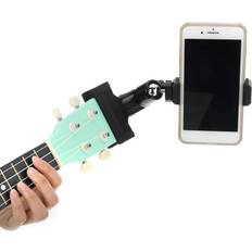 Mobile Device Holders Greenzech Guitar Head Clip Mobile Phone Holder Live Broadcast Bracket Stand Tripod Clip Head For iPhone Support Desktop Music Holder