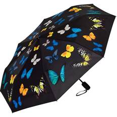 Folding Pocket Umbrella Automatic Lightweight auto Open/Close Telescopic Motif Women Men Children Butterflies Dance