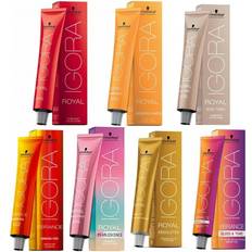 Copper Permanent Hair Dyes Schwarzkopf 5-7 Light Brown Copper Igora ALL SHADES