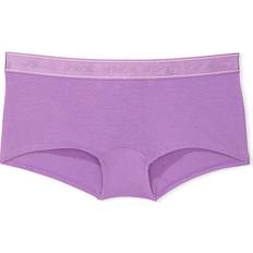 PINK Logo Cotton Boyshort - Glazed Violet