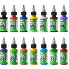 Black Body Makeup Willbond 14Colors Kit 30ml/Bottle Tattoo Ink Professional Natural Plant Black