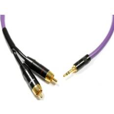Melodika Kabel Jack 3.5mm RCA Cinch 5m Fioletowy