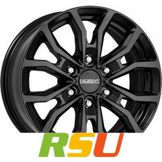 Dezent 16" Bilfälgar Dezent KC BLACK schwarz 6.5Jx16 6x130 ET62