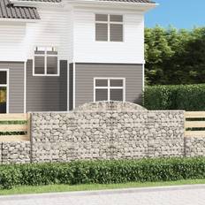 Garden & Outdoor Environment vidaXL 120/140 cm/13 Arched Gabion Basket Stone Basket Gabion
