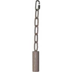 A&E Cage AE001 Black Small Metal Pipe Bell On A Chain