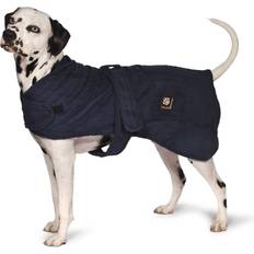 Danish Design Haustiere Danish Design Dog Bath Robe Navy 50 cm