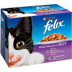 Felix Pets Felix Mixed Chunks In Jelly 12 Pack