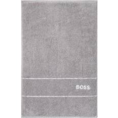 Cotone Egiziano Asciugamani HUGO BOSS Concrete Plain Egyptian Bath Towel White