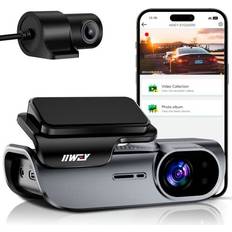 IIWEY EY02 4K Dash Cam Front and Rear 5GHz WiFi, Dual Dash Cam Front