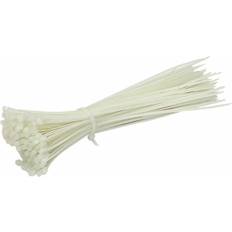 Bradas 150mm 100x White Small 2.5mm Cable Ties, Cableties, Zip ties, Zip Tie 80-200mm