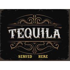 Wall Decorations Vianmo Blechschild 30 x 40 cm Alkohol Tequila Wall Decor