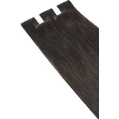 Black Tape Extensions Cliphair Invisible Tape In Hair Extensions Natural Black #1B Remy Royale Range, 50g