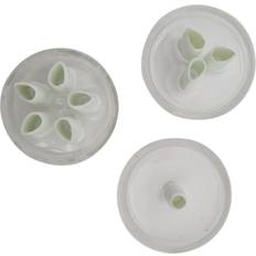 Yolli Micro Petal Leaf Cutters 3 Designs Sugarcraft Tools 6 Pk