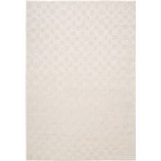 Carpets & Rugs Loomed Cream Chequered Velvety Soft Beige